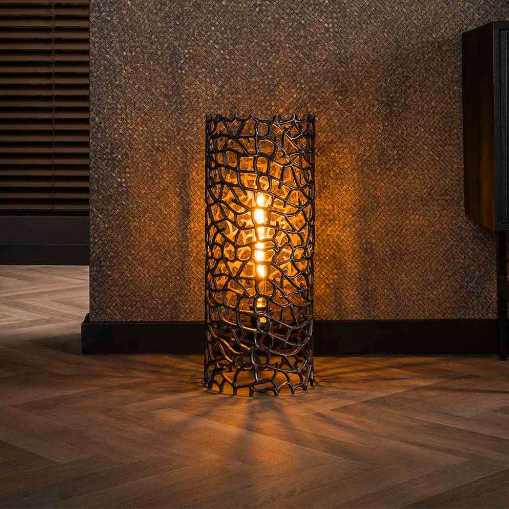 Stehleuchte Stehleuchten in Schwarz Nickel aus Metall