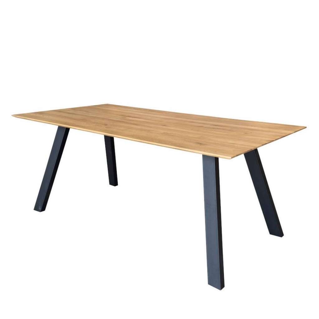 Esstisch Holztisch aus Massivholz mit Vierfußgestell