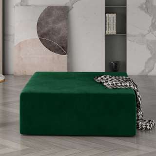 Hocker Polsterhocker aus Samt 42 cm hoch
