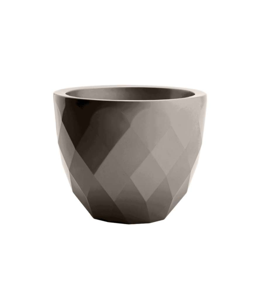 Vondom - VASES Blumentopf klein - taupe - Ø 18 x 15 cm - lackiert - outdoor