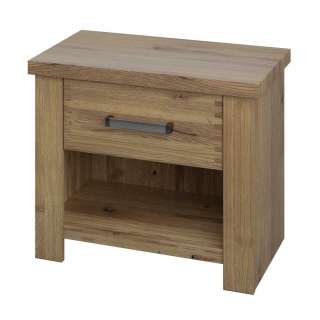 Nachttisch Nachtschrank mit einer Schublade und Metallgriff