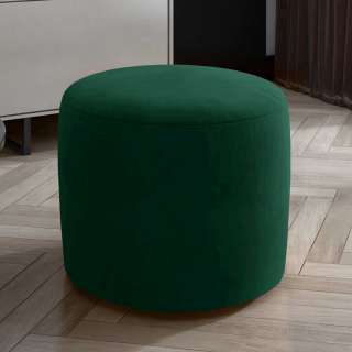 Hocker Couchhocker aus Samt mit Schaumstoffpolsterung
