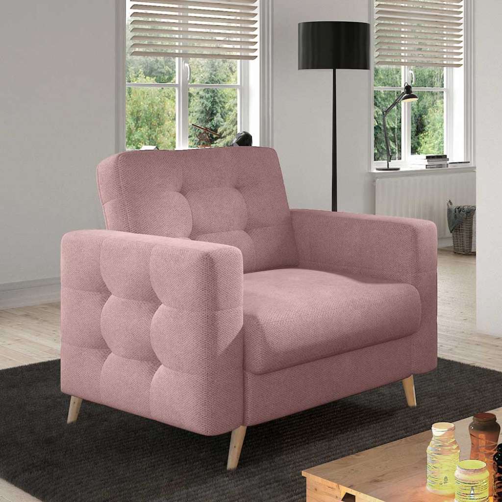 Polstersessel Wohnzimmersessel mit Armlehnen und gepolsterter Rückenlehne