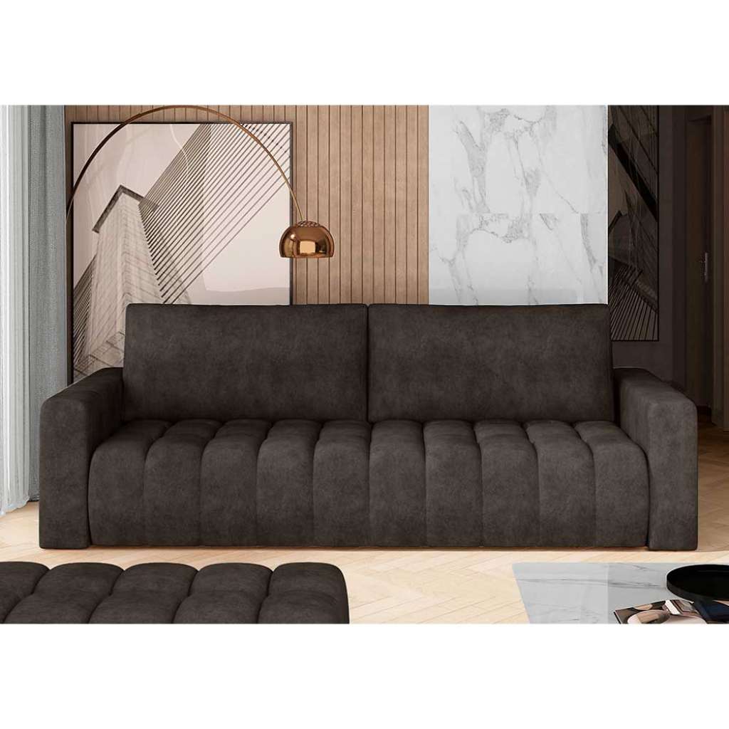 Sofa Couch mit Schaumstoffpolsterung und zwei Sitzplätzen