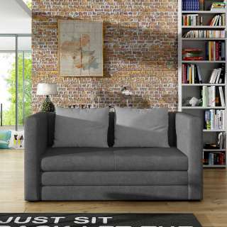 Schlafcouch Zweisitzer mit Schlaffunktion und Schaumstoffpolsterung