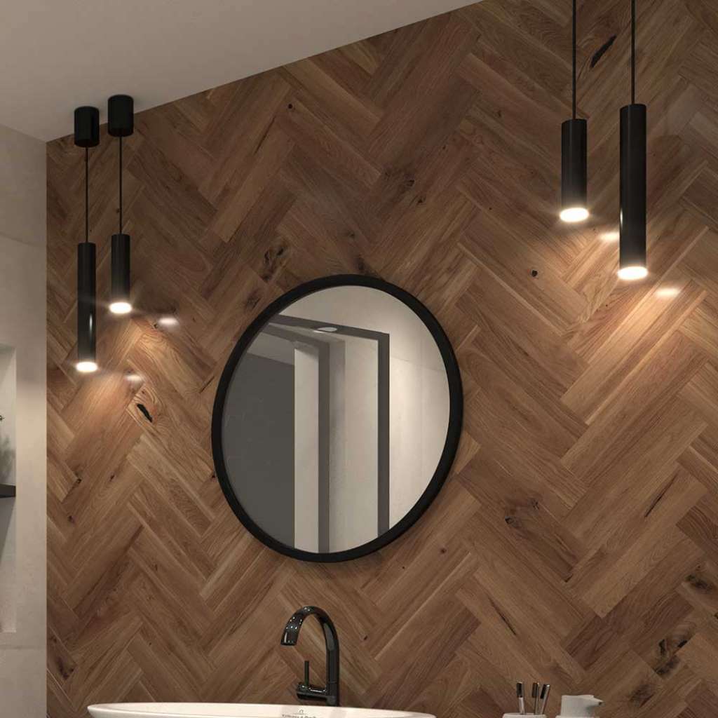 Wandspiegel Spiegel aus Metall mit Metallrahmen