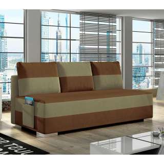 Schlafsofa Couch mit Schlaffunktion und zwei Sitzplätzen