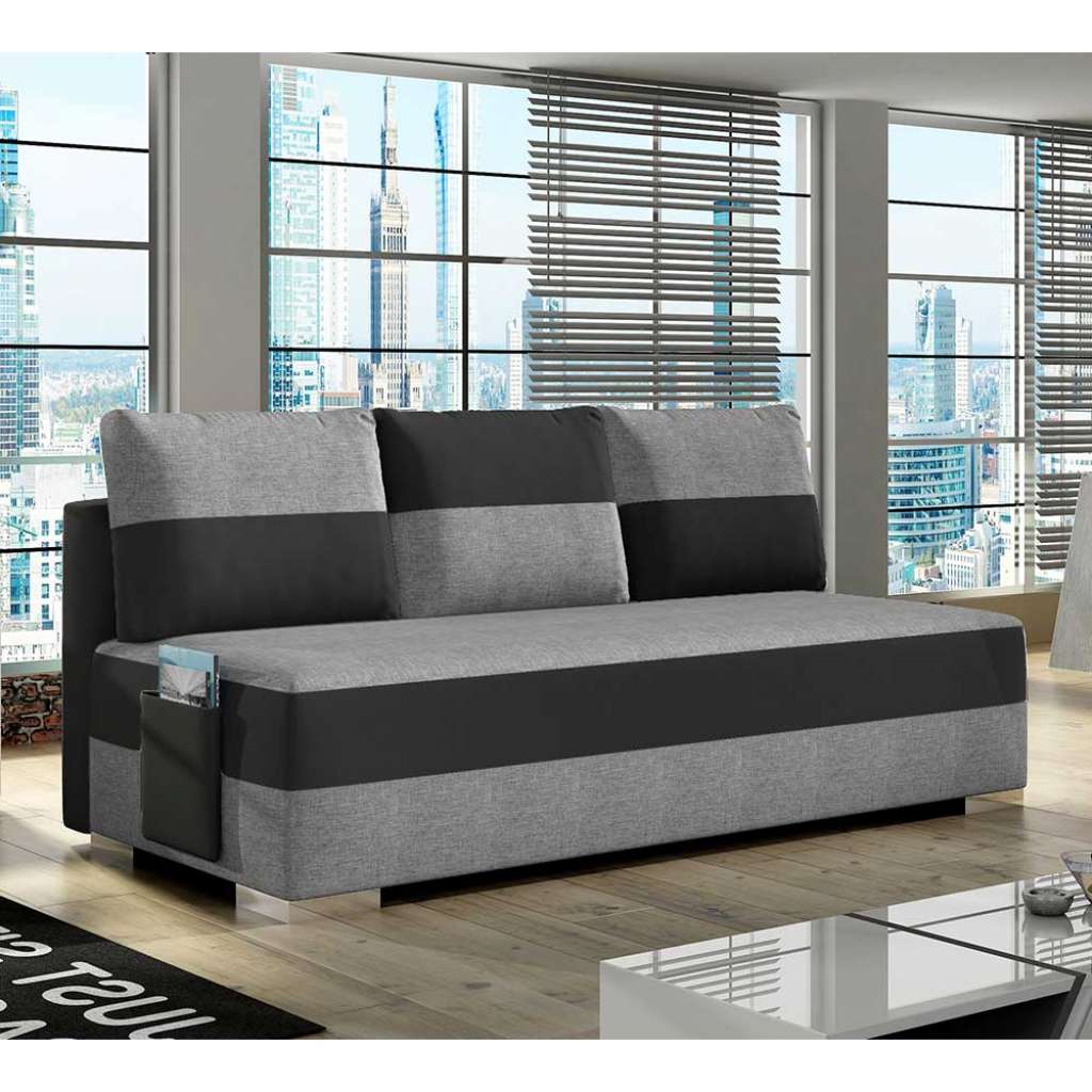 Schlafsofa Zweisitzer Sofa mit Schlaffunktion und zwei Sitzplätzen