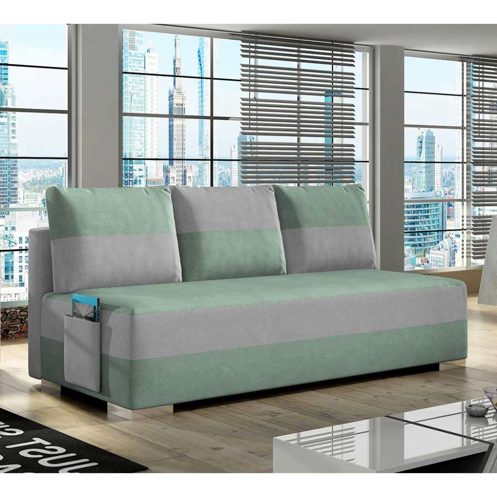 Sofa Zweisitzer mit Schlaffunktion und zwei Sitzplätzen