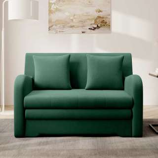 Schlafsofa Zweisitzer mit Schlaffunktion in Grün