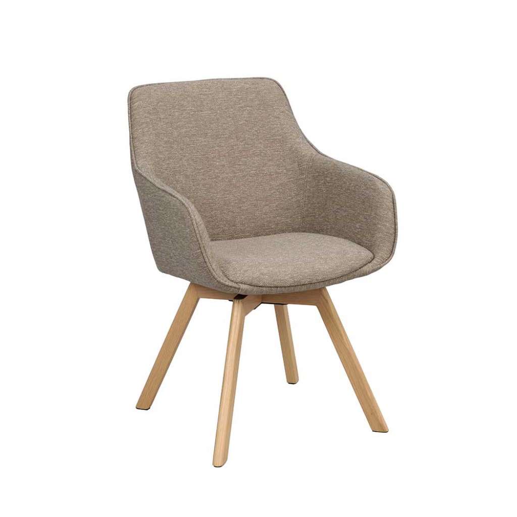 Essstuhl Stuhl Küche mit Armlehnen und Schaumstoffpolsterung (2er Set)