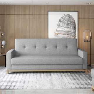 Sofa Dreisitzer Sofa mit Armlehnen und Knöpfen verziert