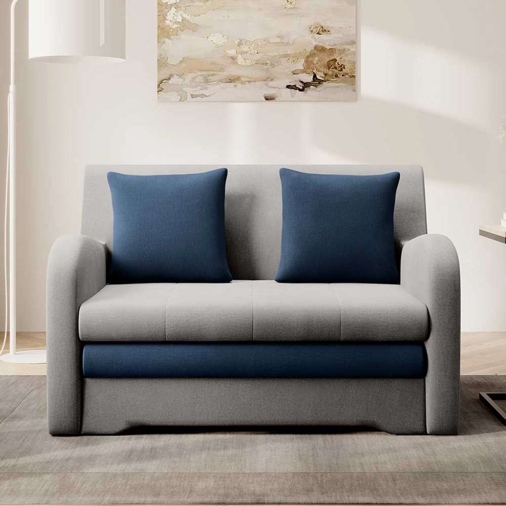 Schlafsofa Zweisitzer mit Schlaffunktion und Armlehnen