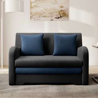 Schlafcouch Zweisitzer mit Schlaffunktion und Armlehnen