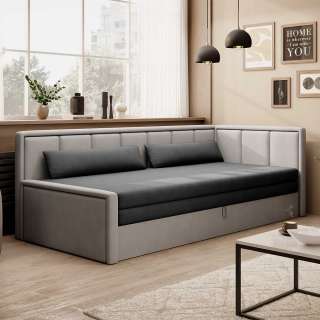 Schlafsofa Sofa Bett mit Schlaffunktion und Bettkasten