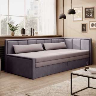 Schlafsofa Eckschlafsofa mit Bettkasten und Schlaffunktion