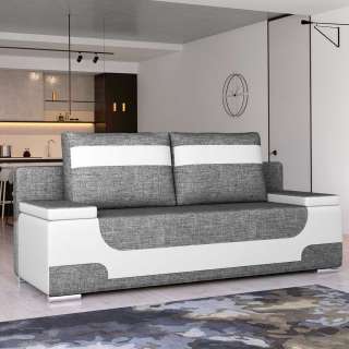 Sofa Zweisitzer mit Armlehnen aus Webstoff