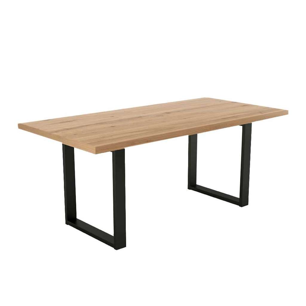Esstisch Tisch Esszimmer in Eichefarben mit Holzwerkstoff Oberfläche