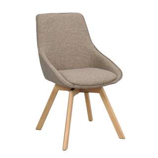 Esszimmerstuhl Stuhl Esszimmer mit Schaumstoffpolsterung und Gestell aus Massivholz (2er Set)