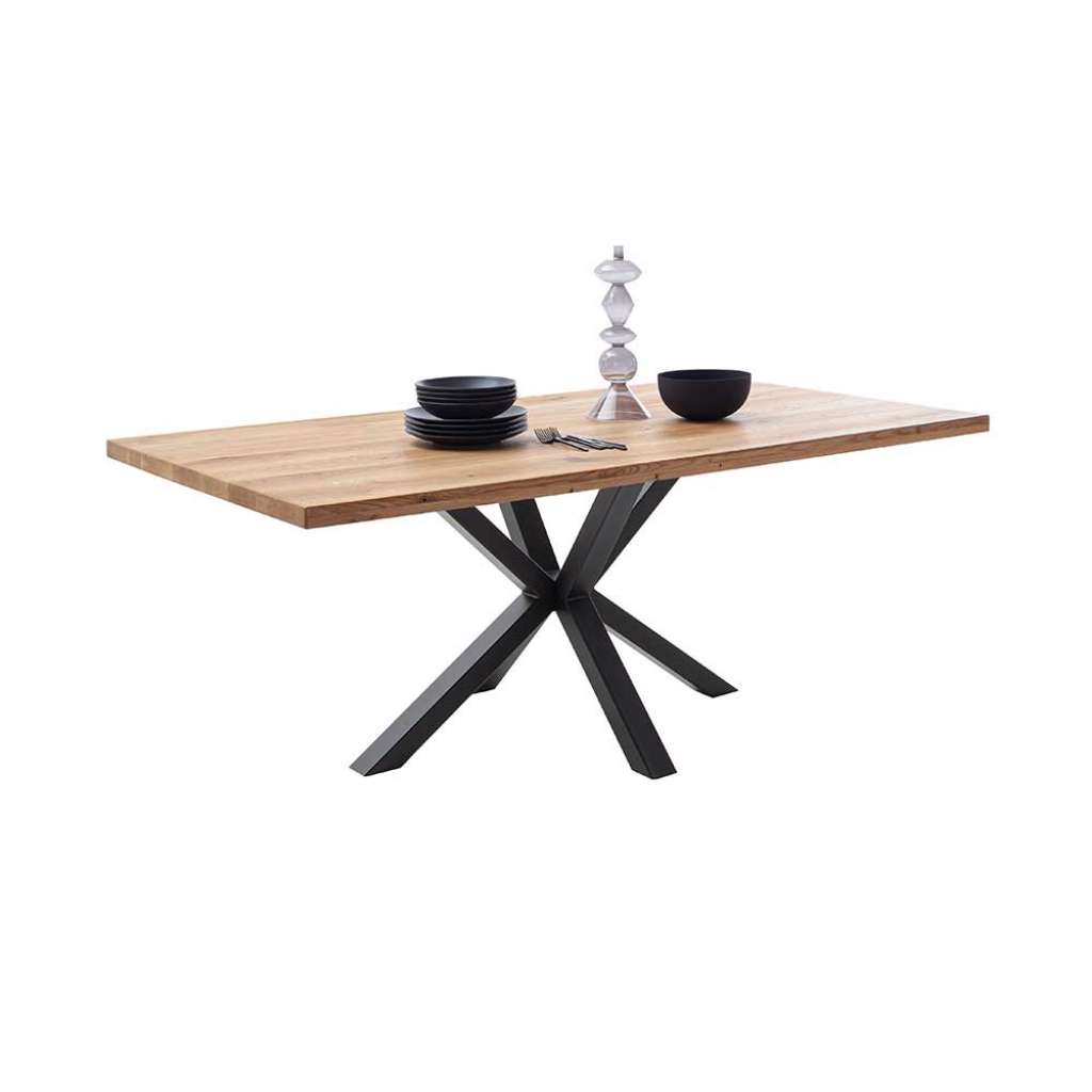 Esstisch Tisch Esszimmer aus Massivholz mit Massivholzplatte