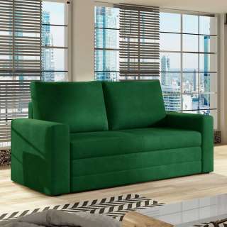 Sofa Schlafsofa mit Armlehnen aus Velours