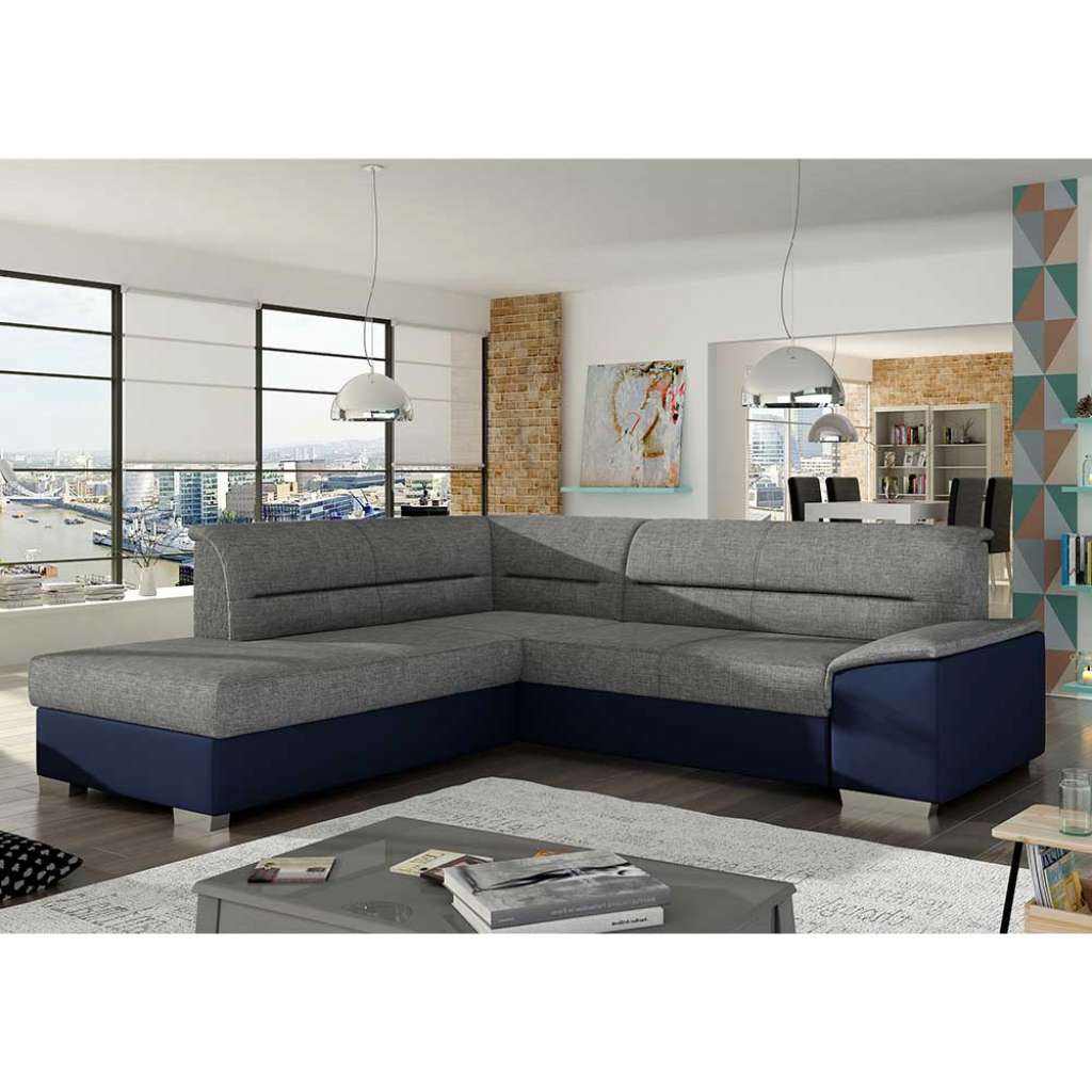 Schlafsofa Sofa in Grau mit Schlaffunktion