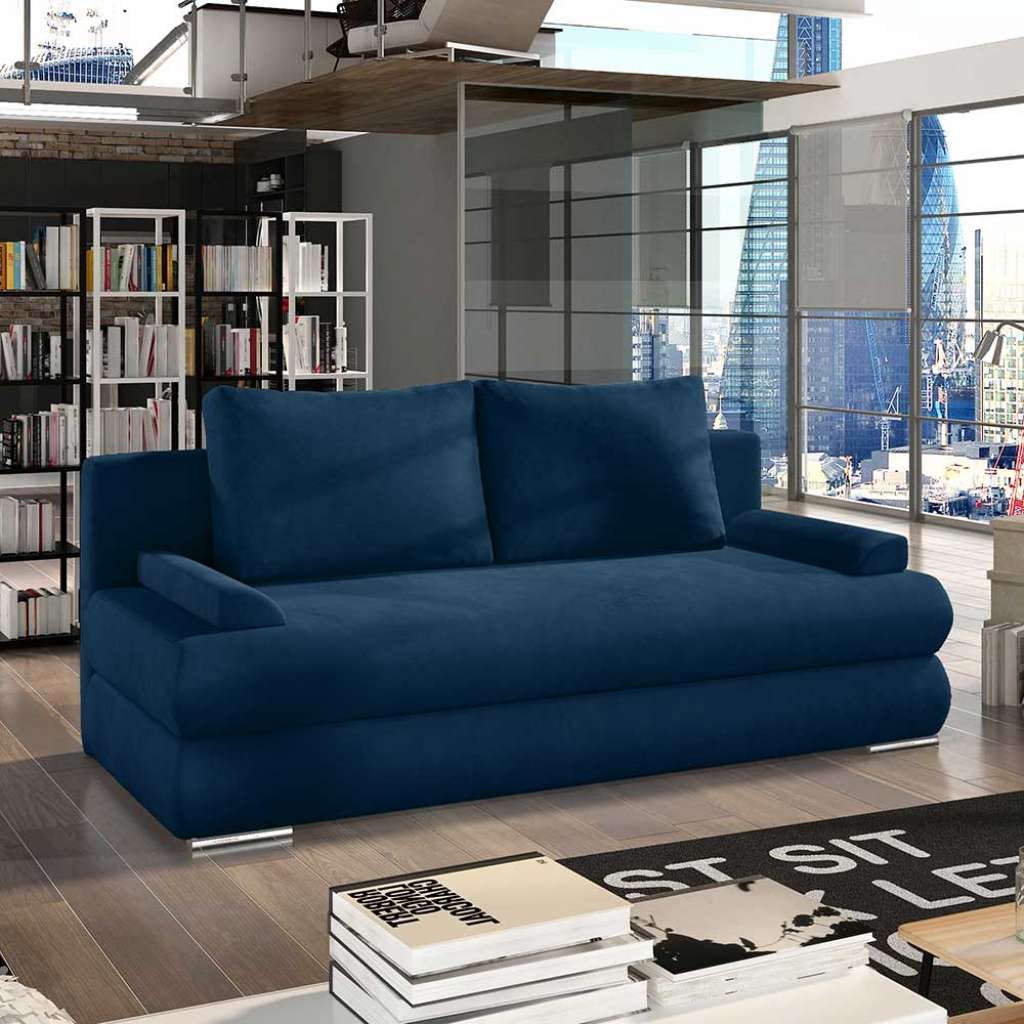 Schlafsofa Zweisitzer Schlafsofa mit Schlaffunktion und Armlehnen