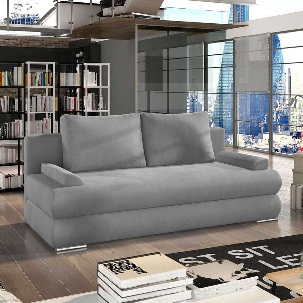 Schlafsofa Zweisitzer Schlafsofa mit Armlehnen und Schlaffunktion