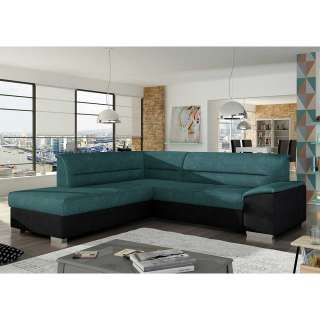 Ecksofa Sofa mit Schlaffunktion und Bettkasten