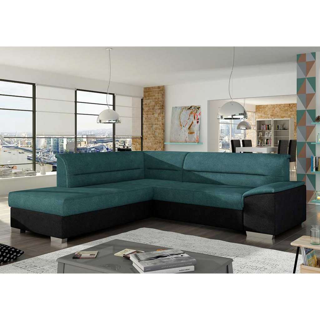 Ecksofa Sofa mit Schlaffunktion und Bettkasten