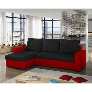 Schlafsofa Ecksofa mit Schlaffunktion und Schaumstoffpolsterung