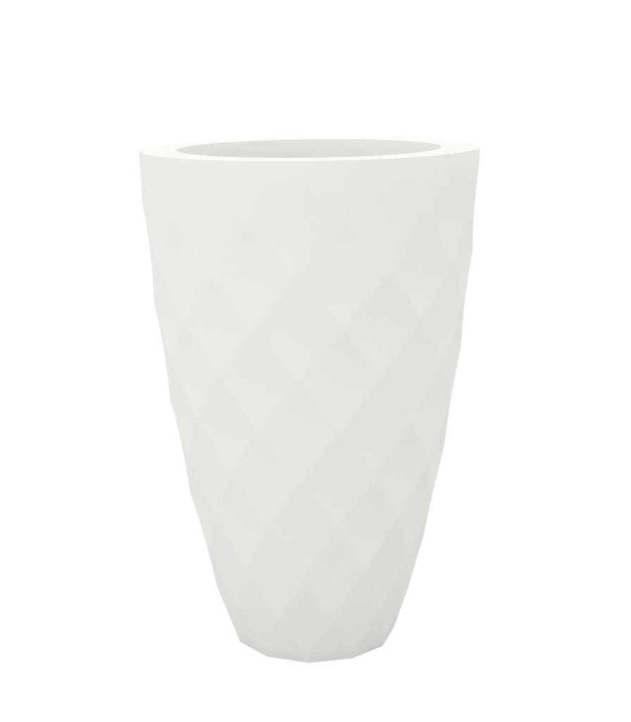 Vondom - VASES Blumentopf klein - weiß - Ø 14 x 28 cm - Basic - outdoor