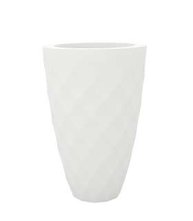 Vondom - VASES Blumentopf klein - weiß - Ø 14 x 28 cm - Basic - outdoor