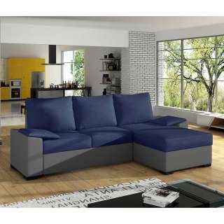 Sofa Couch mit Armlehnen in Grau