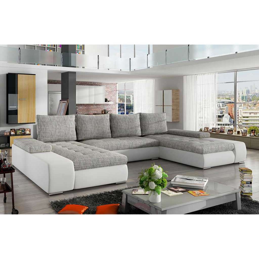 Wohnlandschaft Couchlandschaft mit Schlaffunktion und Bettkasten
