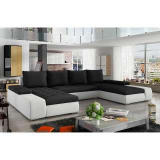 Sofa Wohnlandschaft mit Schlaffunktion und Armlehnen