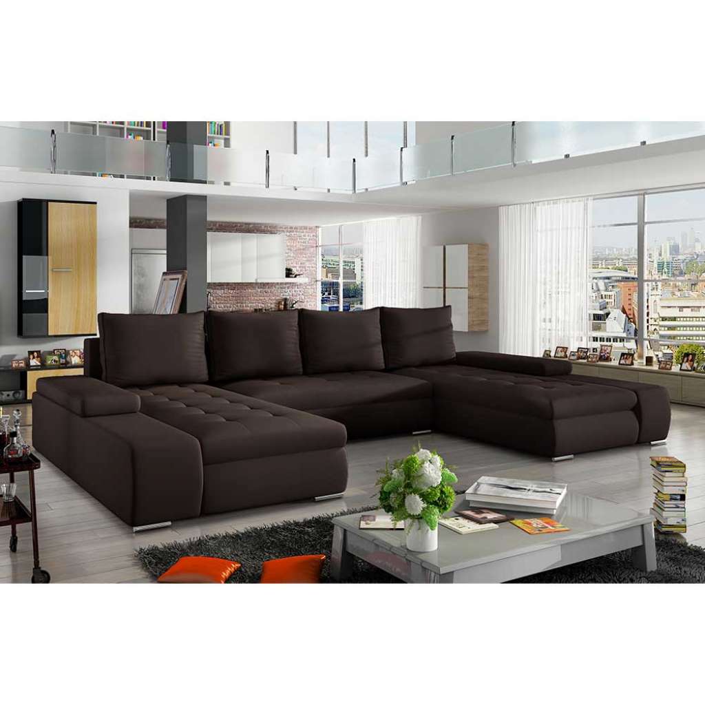 Wohnlandschaft Couchlandschaft mit Schlaffunktion und Bettkasten