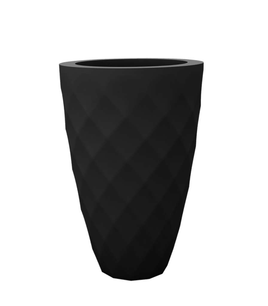 Vondom - VASES Blumentopf klein - schwarz - Ø 14 x 28 cm - Basic - outdoor