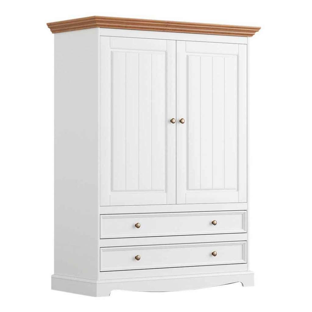 Waescheschrank Wäscheschrank 147 cm hoch 45 cm tief