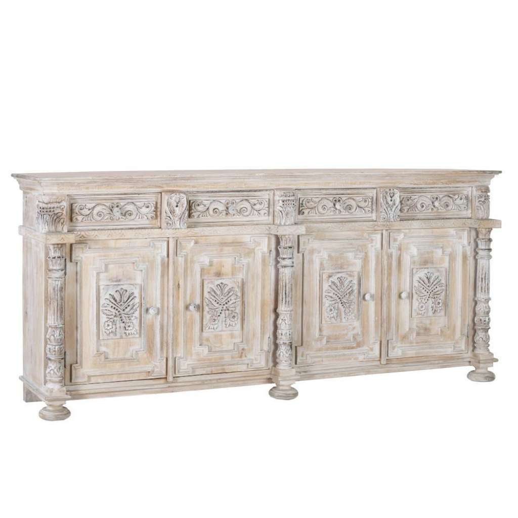 Sideboard Kommode aus Massivholz geschnitzt