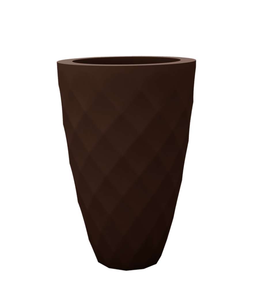 Vondom - VASES Blumentopf klein - bronze - Ø 14 x 28 cm - Basic - outdoor