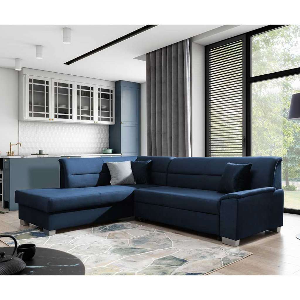 Ecksofa Eckcouch mit Schlaffunktion und Bettkasten