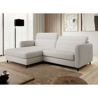 Ecksofa Schlafsofa aus Textil mit Schlaffunktion