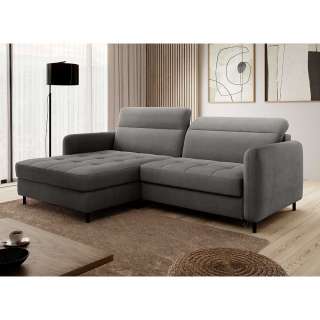 Ecksofa Sofa mit Schlaffunktion und Armlehnen