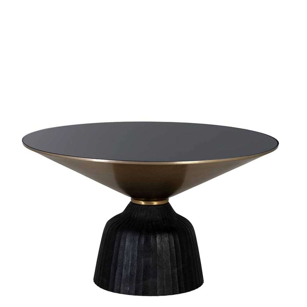 Beistelltisch Couchtisch aus Metall mit Glasplatte