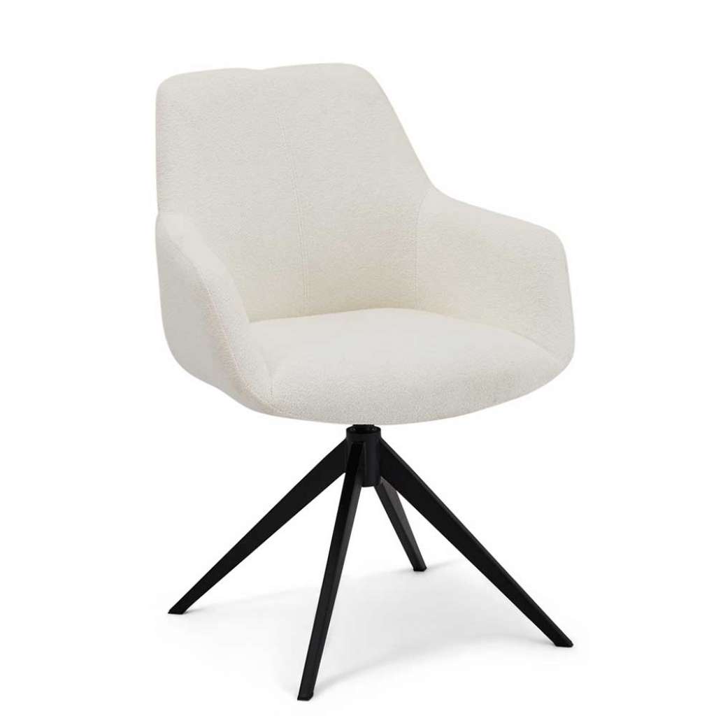 Armlehnstuhl Stuhl Küche mit Armlehnen um 360° drehbar (2er Set)