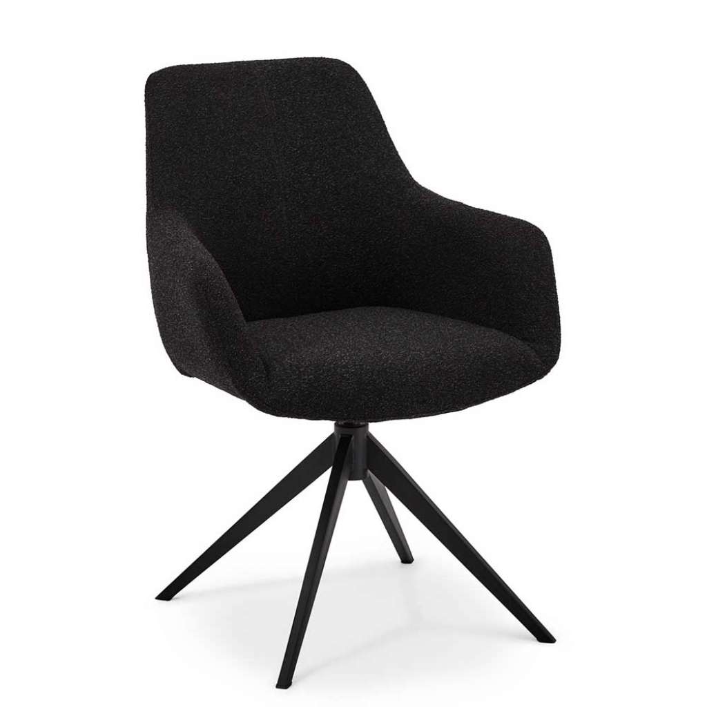 Armstuhl Esstischstuhl mit Armlehnen und gepolsterter Rückenlehne (2er Set)