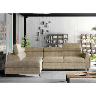 Ecksofa Wohnlandschaft mit Schlaffunktion und Bettkasten