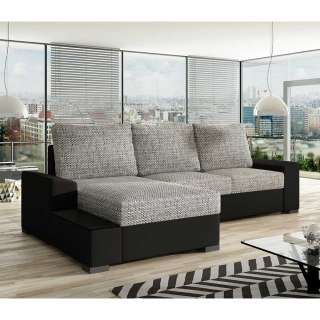 Ecksofa Sofa mit Armlehnen aus Webstoff