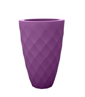 Vondom - VASES Blumentopf klein - pflaume - Ø 14 x 28 cm - Basic - outdoor